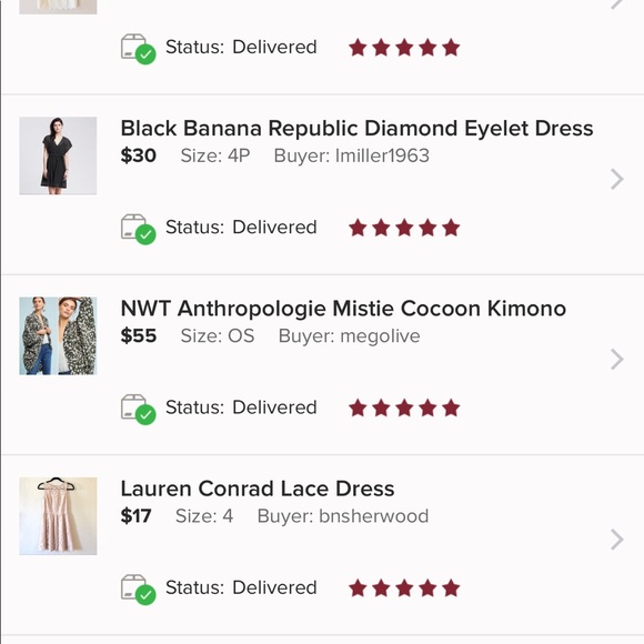 5 ⭐️ Posher! Fast Shipping! - Picture 3 of 5